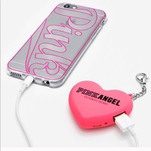 Vs Pink Portable Charger
